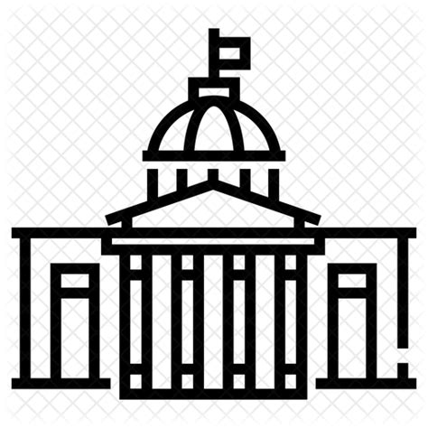 Government Icon Download In Line Style