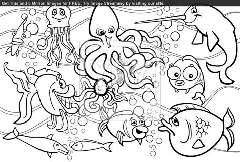 Under The Sea Coloring Pages For Kids ~ Coloring Page