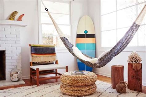 How about importing the idea inside of your home with hammock couch? 15 of the Most Beautiful Indoor Hammock Beds Decor Ideas