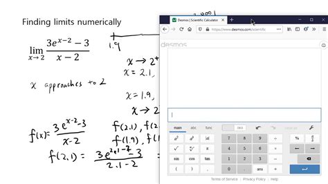 Introduction to finding limits numerically - YouTube
