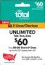 Total wireless is a mobile virtual network operator, or mvno powered by verizon's network they're able to offer the same coverage at a discounted price. Total Wireless $60 Prepaid Phone Card TOTAL WIRELESS V19 BB UNL $60 - Best Buy