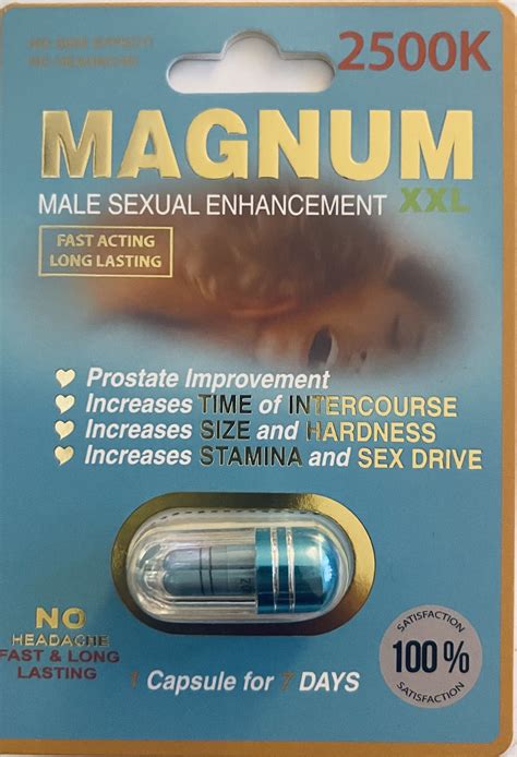 magnum 2500k male sexual enhancement pill