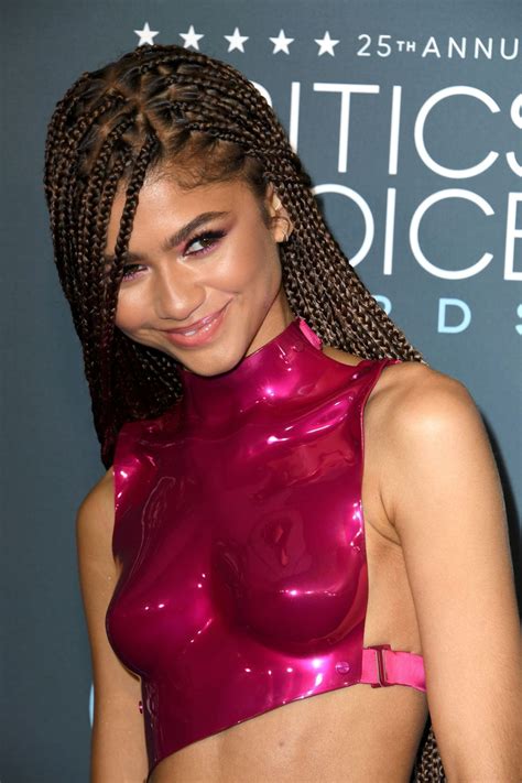 Zendaya Coleman Sexy Dress At 25th Annual Critics Choice Awards In Santa Monica Hot Celebs Home