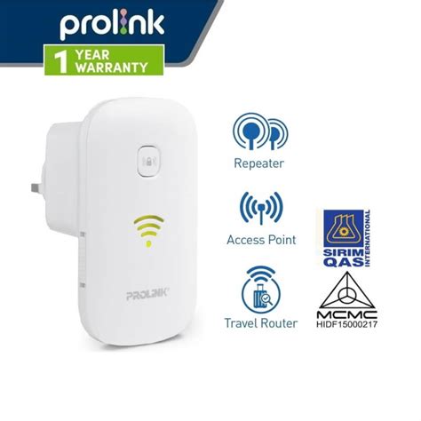 Prolink 300mbps Wi Fi Range Extender Wireless Repeater Wireless Booster