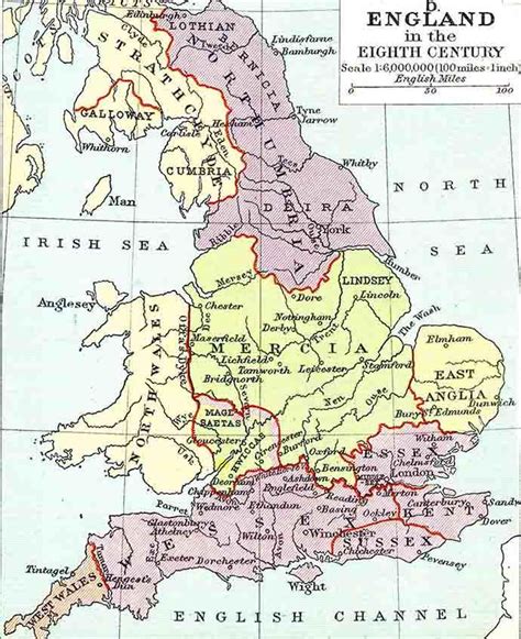 Made From History On Twitter Medieval England Saxon History Map Of