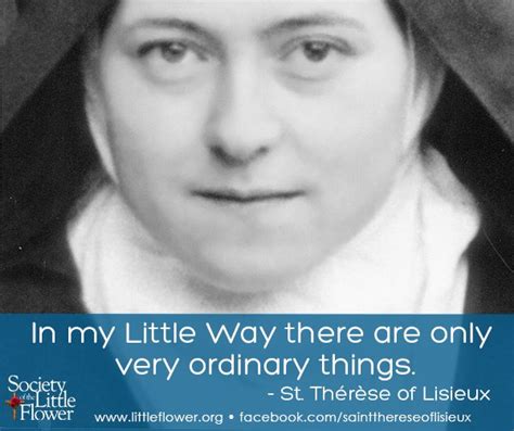 St Therese Daily Inspiration Ordinary Things