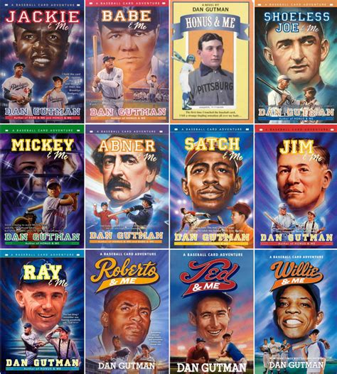 There are 12 books in the series, published by harpercollins between 1999 and 2015. BASEBALL CARD ADVENTURES Childrens Sports Series by Dan Gutman PAPERBACKS 1-12 by Gutman, Dan ...