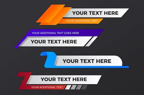 Premium Vector Your Text Here Banners Template