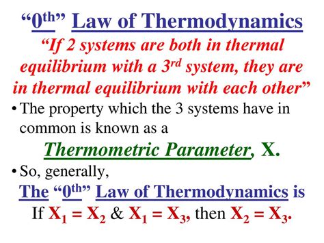 The Zeroth Law Of Thermodynamics Ppt Download