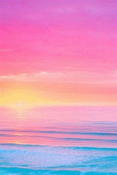 Pastel Sunset In Bali 💛🧡💜💙 Rainbow Wallpaper Pink Wallpaper Iphone