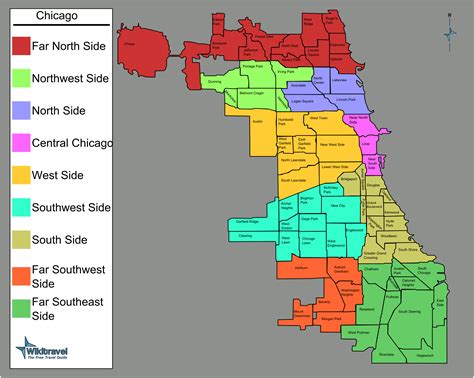 Chicago Downtown Mapa Mapa De Chicago Downtown Estado