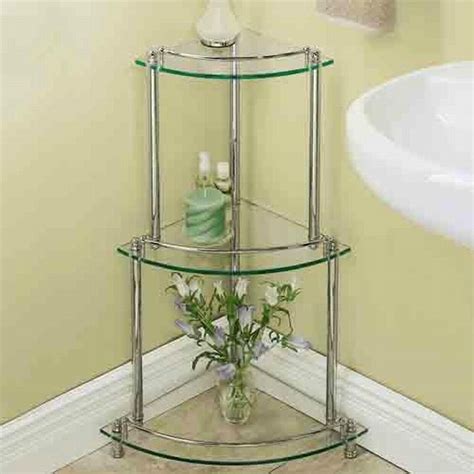 Corner bathroom shelves provide a creative way to make use of empty areas. Pin on Home, DIY + much more