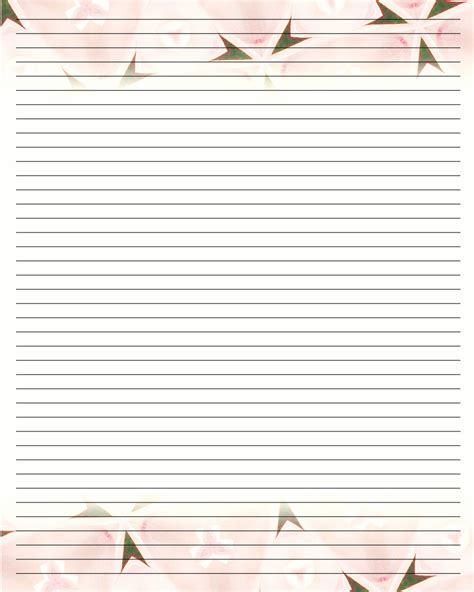 letter paper  lines  printable