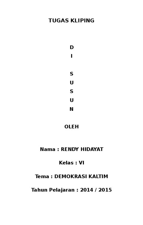 Contoh Jilid Kliping Rumah Siswa - Riset