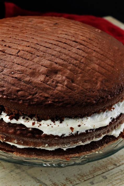 Chocolate Cream Cake Is A Moist Chocolate Cake We Love To Make It For