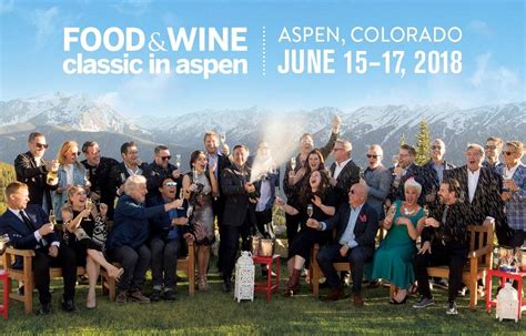 Use left and right arrow keys to navigate between sliders. Food & Wine Classic in Aspen Returns for 2018