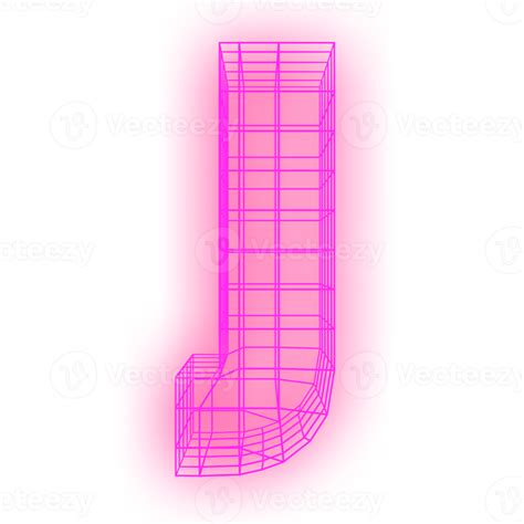 Free Letter Grid Neon 22286143 Png With Transparent Background