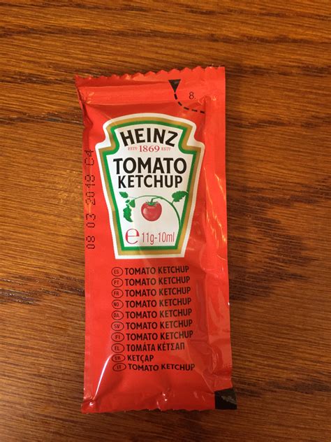 80 Of The Translations On This Ketchup Packet Are Exactly The Same