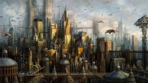1 Gkjaz2v Futuristic City In War 1280x720 Wallpaper