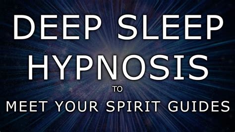 deep sleep hypnosis to meet your spirit guides ~ guided sleep hypnosis ⚡strong⚡ deeptrance [2022