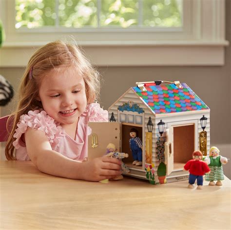 Melissa And Doug Wooden Doorbell House The Good Toy Group