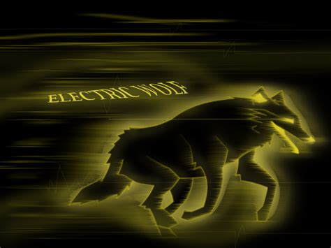 Electric Wolf By Lobowupp On Deviantart