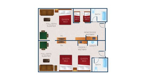 Bunk Bed Hotel Rooms | Concord Resort | Great Wolf Lodge