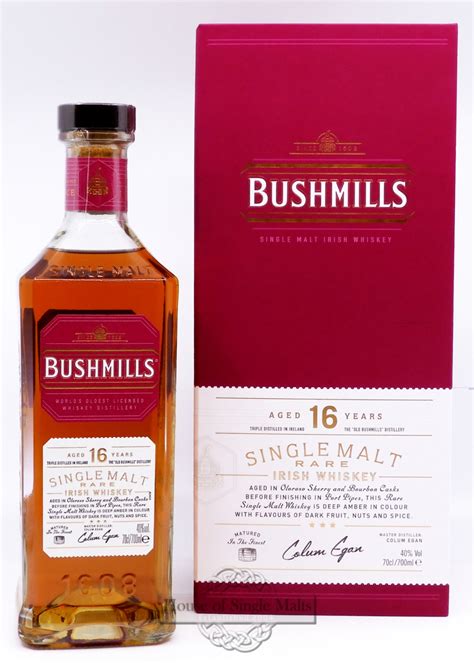 Bushmills 16 Years Neue Flaschenform Irish Whiskey House Of