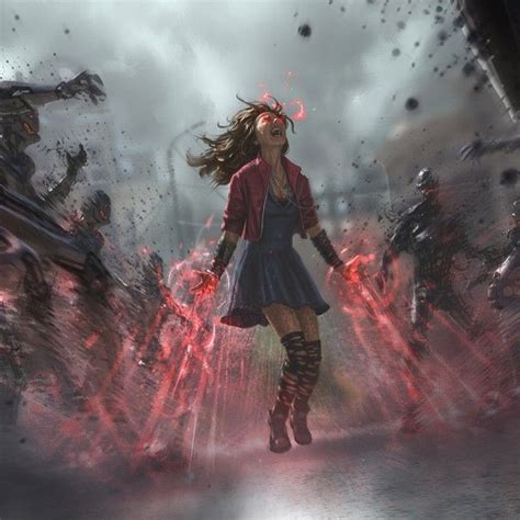 Scarlet Witch Age Of Ultron By Andy Park Marvel Comics Marvel Heroes