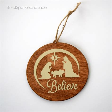 Wooden Nativity Ornaments - All About Wooden