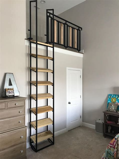 10 Ft Loft Ladder In And Out Free Shipping To Your Door Etsy