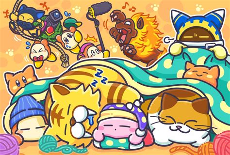 Nintendo Celebrates Cat Day In Japan With Adorable Kirby Artwork Nintendosoup