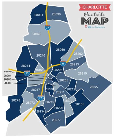 Zip Code Map Charlotte Nc Zip Code Map Images And Photos Finder