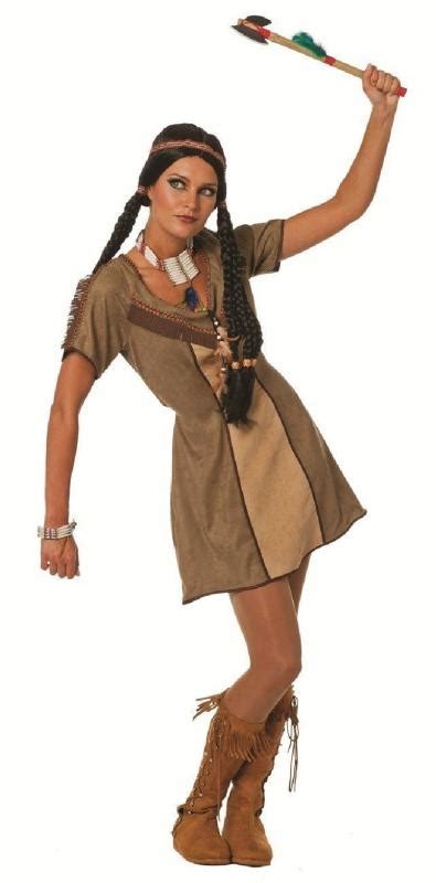 Native American Indian Sioux Apache Squaw Wild West Costume Dress