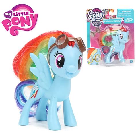 8cm Movie My Little Pony Figures Toys Friendship Is Magic Rainbow Dash
