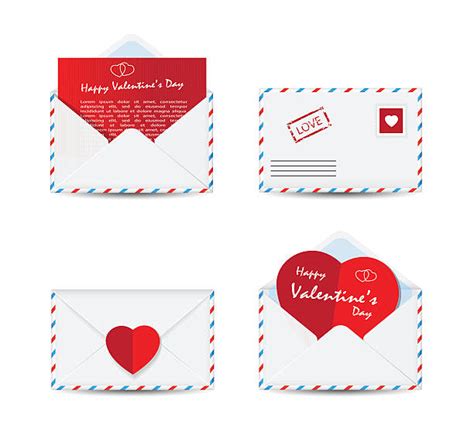 14700 Heart Envelope Icon Stock Illustrations Royalty Free Vector