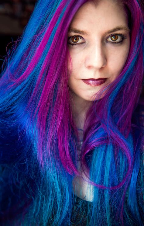 Curly hair with side bangs. Rainbow Hair & Multi-Colored Hair | Manic Panic Dye Hard ...