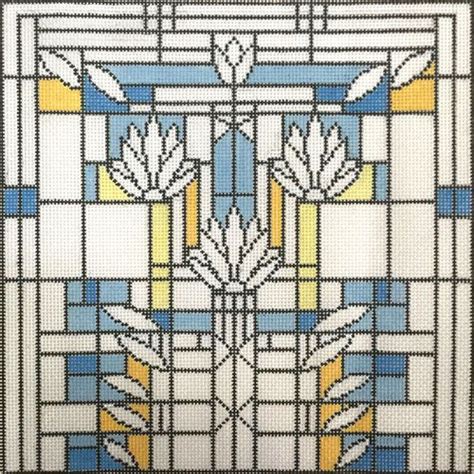 Cross stitch kits cross stitch designs frank lloyd wright design art glass art store frame picture frame larger. Waterlilies by Frank Lloyd Wright in 2020 | Needlepoint ...