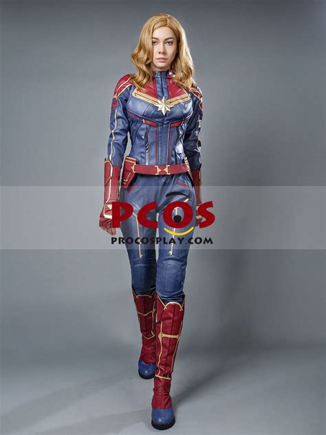 Offer High Quality Captain Marvel Carol Danvers Cosplay Costume Best