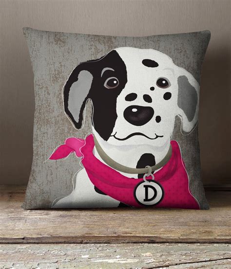 Dalmatian Pillow Cover Dog Breed Throw Pillow Designer