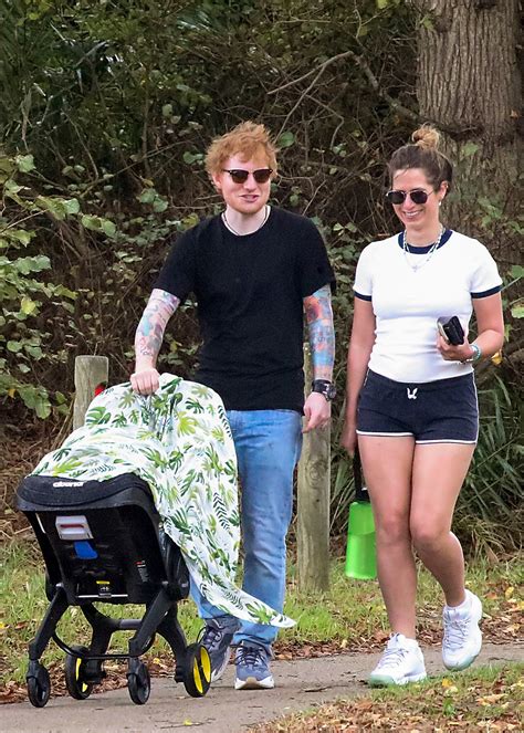 Ed Sheeran And Wife Cherry Step Out In Rain With Baby Girl