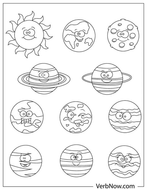 Solar System Coloring Pages For Kids Printable