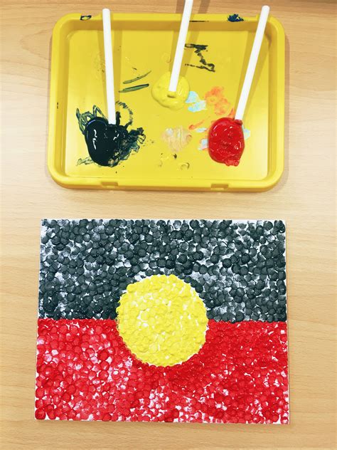 We Made Our Own Canvas Aboriginal Flags In Honour Of National Sorry Day