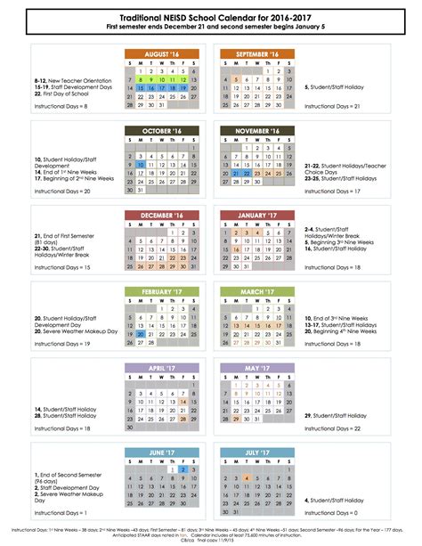 Neisd Calendar 2022