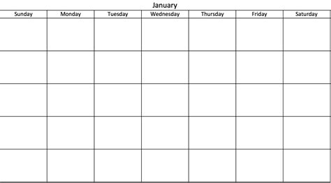 Printable Calendar No Dates Calendar Printables Free Templates