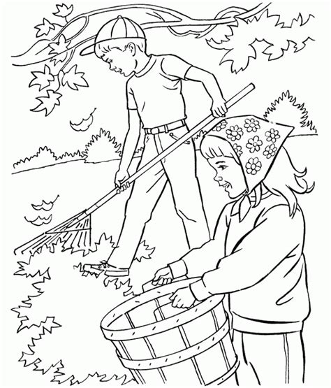 You could also print the image by clicking the print button above the image. Autumn/fall : The Boy Cleaning In The Park Coloring Pages ...