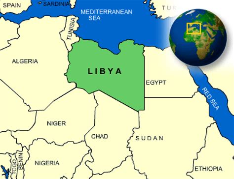 Map Of Libya Countryreports