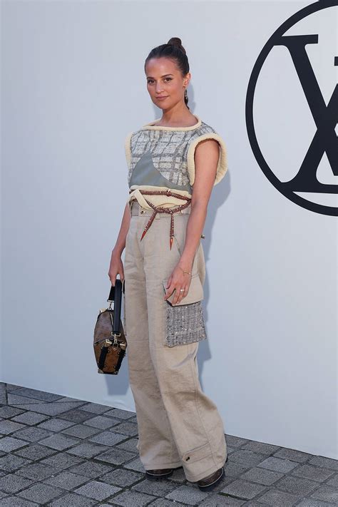 Alicia Vikander Attends The Louis Vuitton Womenswear Ss Show During