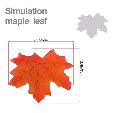 Maple Leaves Artificial Fall Leaves Bulk 400pcs Assorted Mixed Etsy