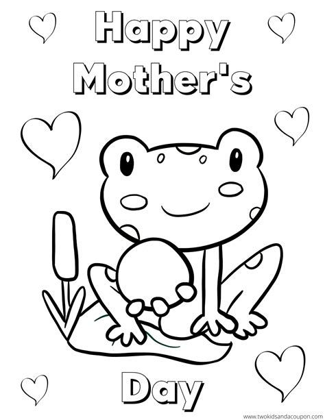 Free printable mother's day coloring pages. Free Printable Mother's Day Coloring Pages for Kids
